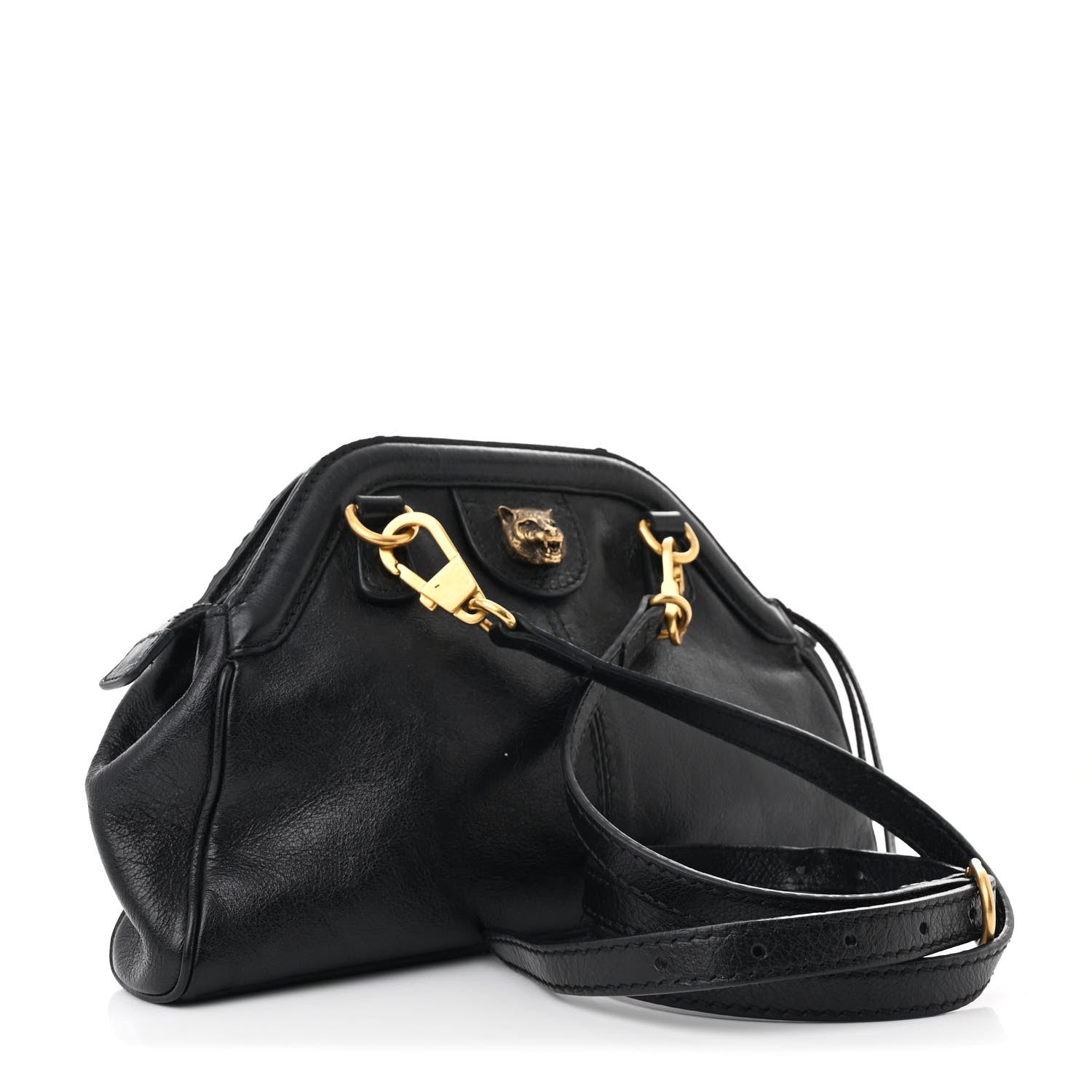 Gucci Calfskin Small Re(Belle) Crossbody Bag Black 3 of 10
