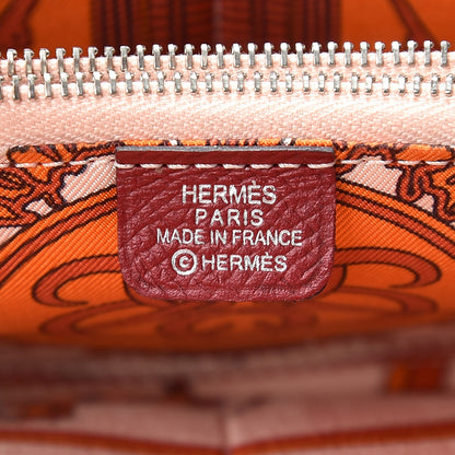 Hermes Epsom Silk'In Wallet Rouge Grenat Rose Eglantine 6 of 7