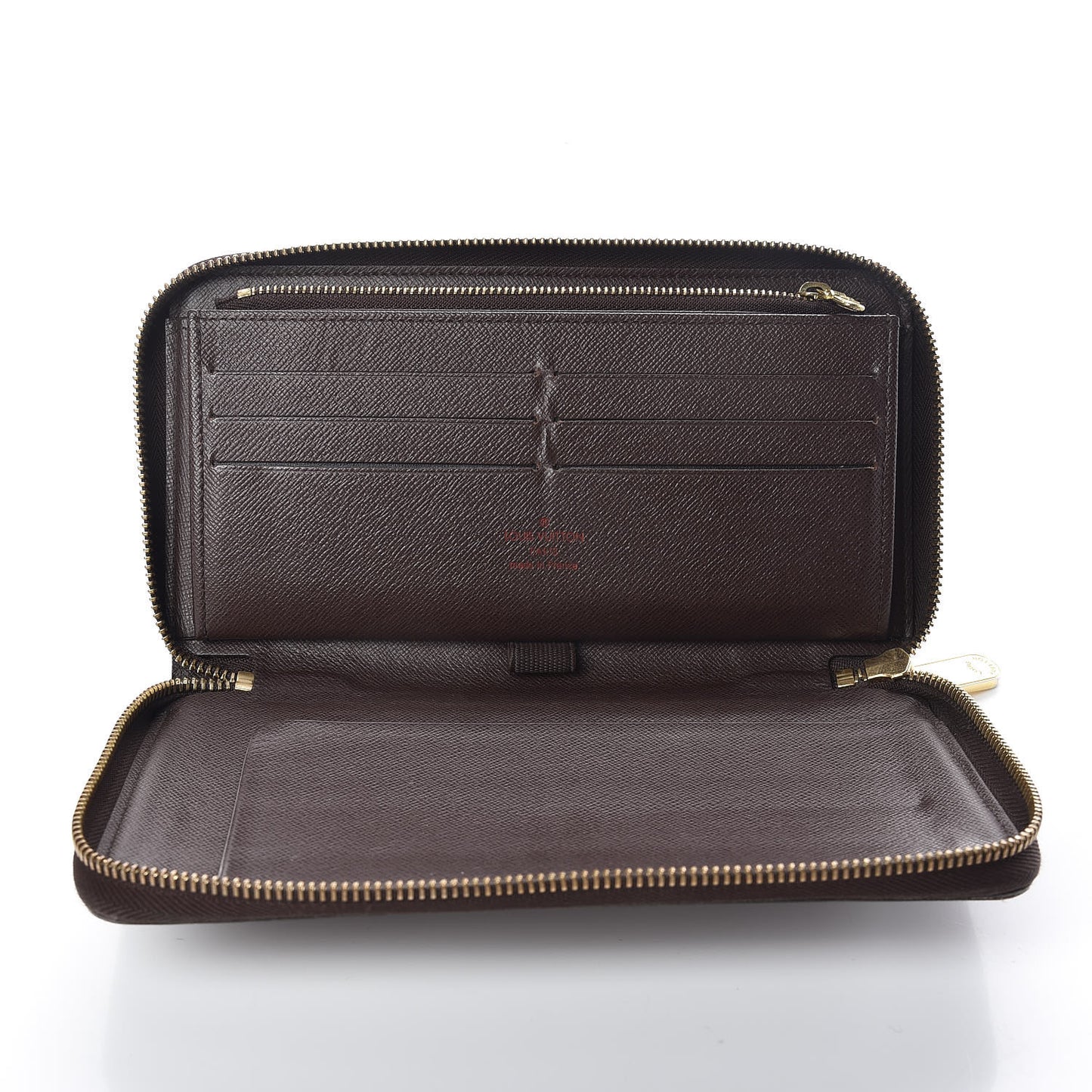 Damier Ebene Zippy Organizer Wallet