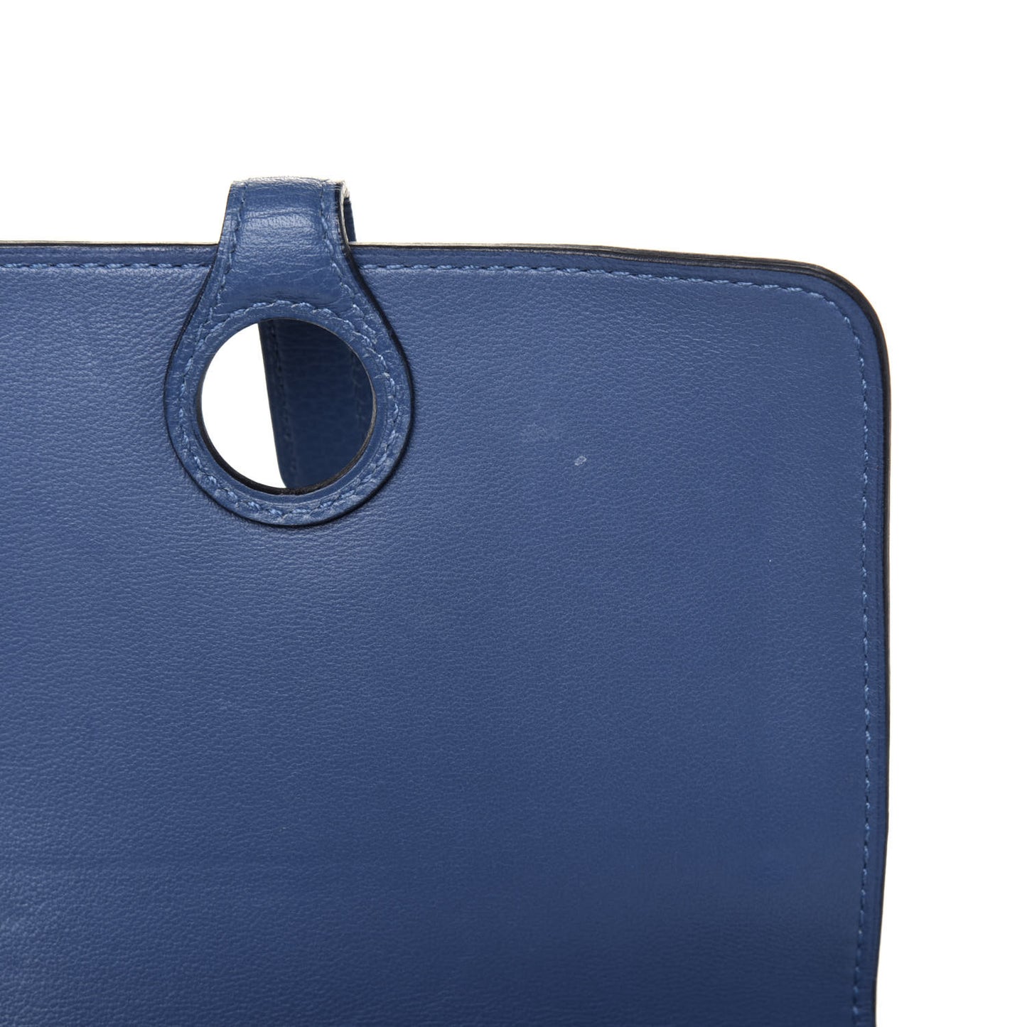 Togo Dogon Compact Wallet Bleu Brighton
