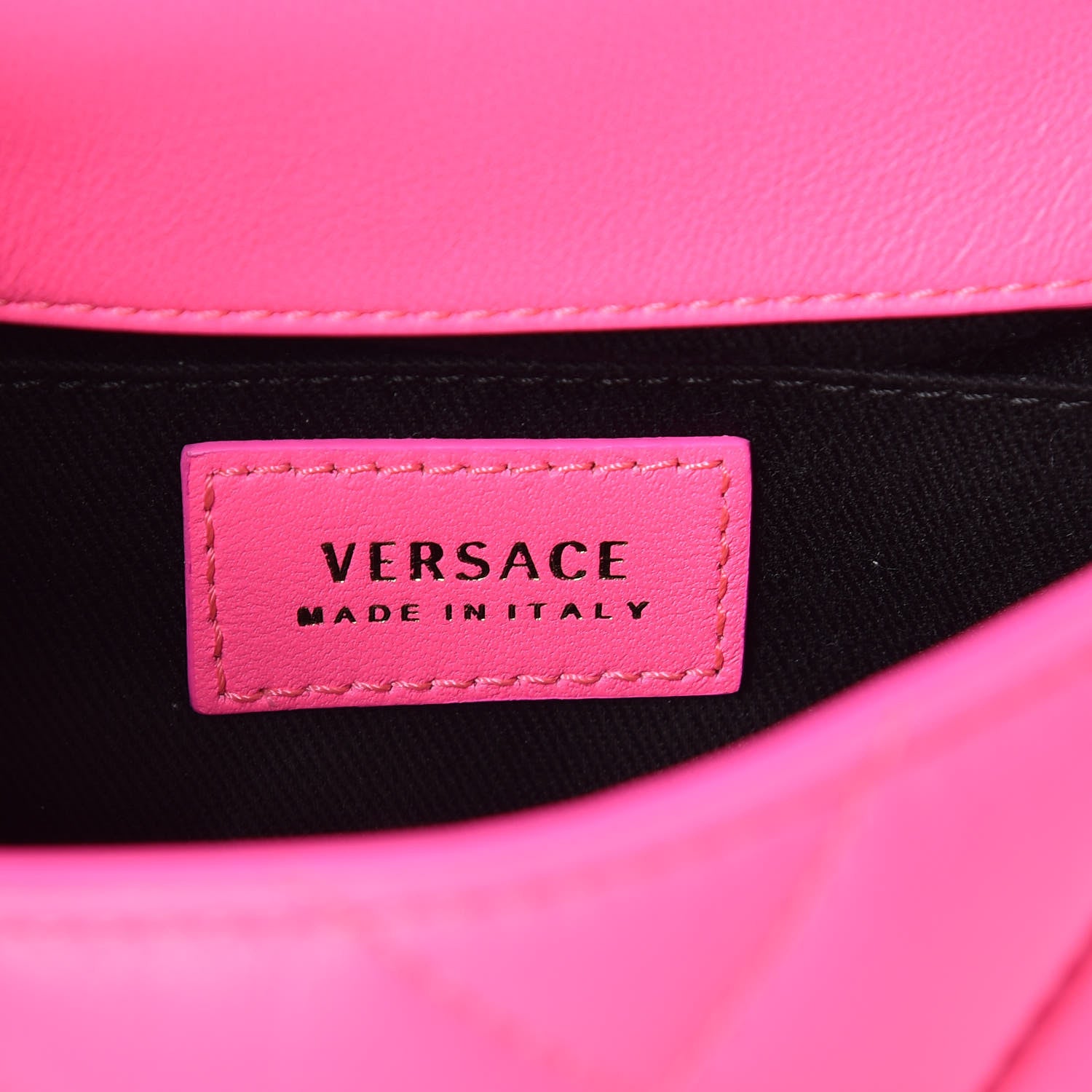 Versace Napa Quilted Printed Icon Small Crossbody Bag Pink 6 of 6