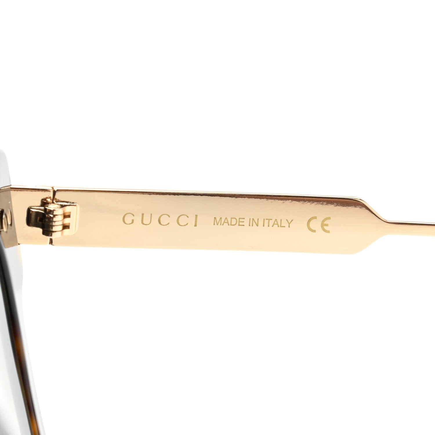 Gucci Acetate Square Frame Web Sunglasses GG0281S Havana 5 of 7
