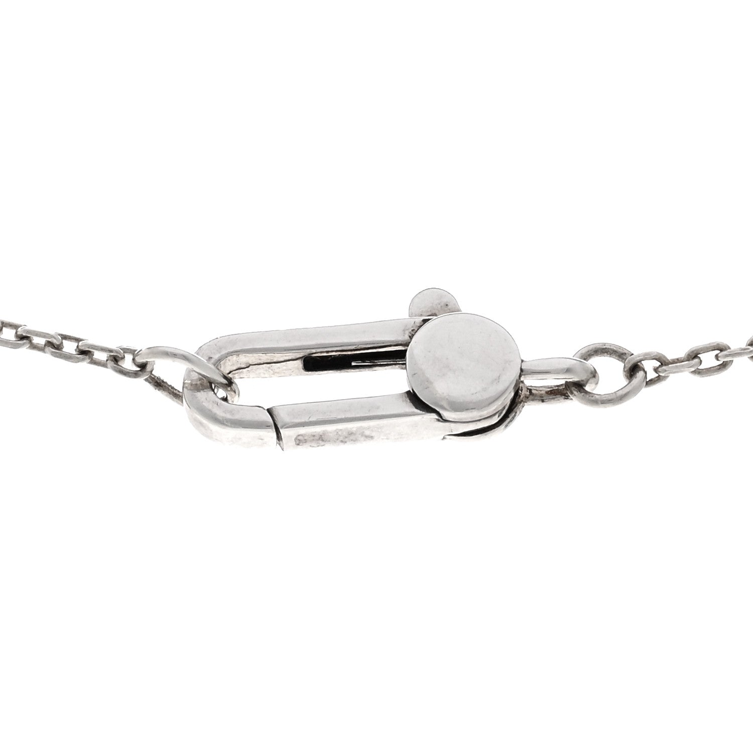 Gucci Sterling Silver Trademark Heart Pendant Necklace 4 of 6