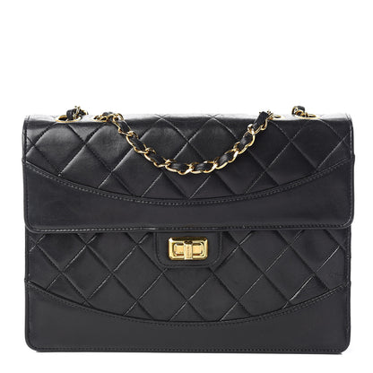 Chanel Lambskin Quilted Medium Mademoiselle Single Flap Black 1 of 13