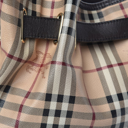 Burberry Haymarket Check Medium Willenmore Hobo Chocolate 11 of 13
