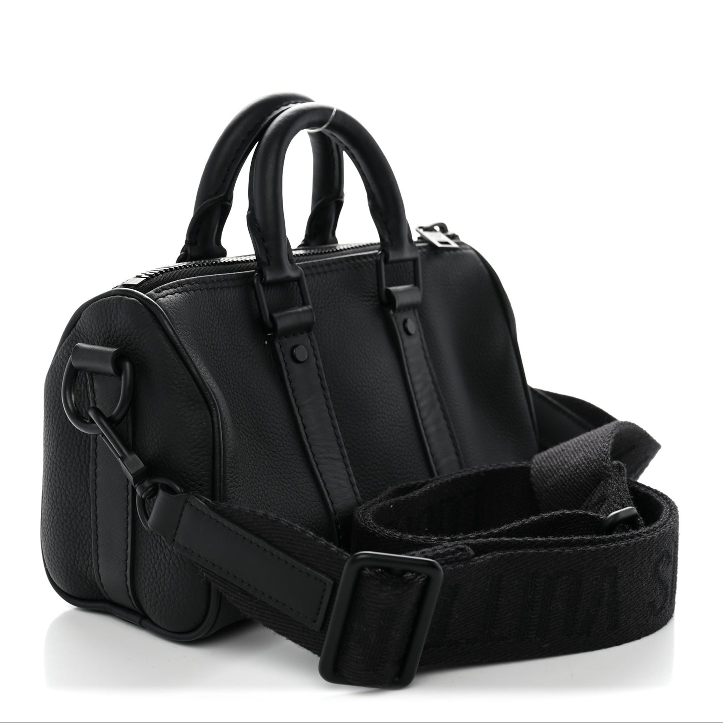 Grained Calfskin Aerogram Keepall XS Black