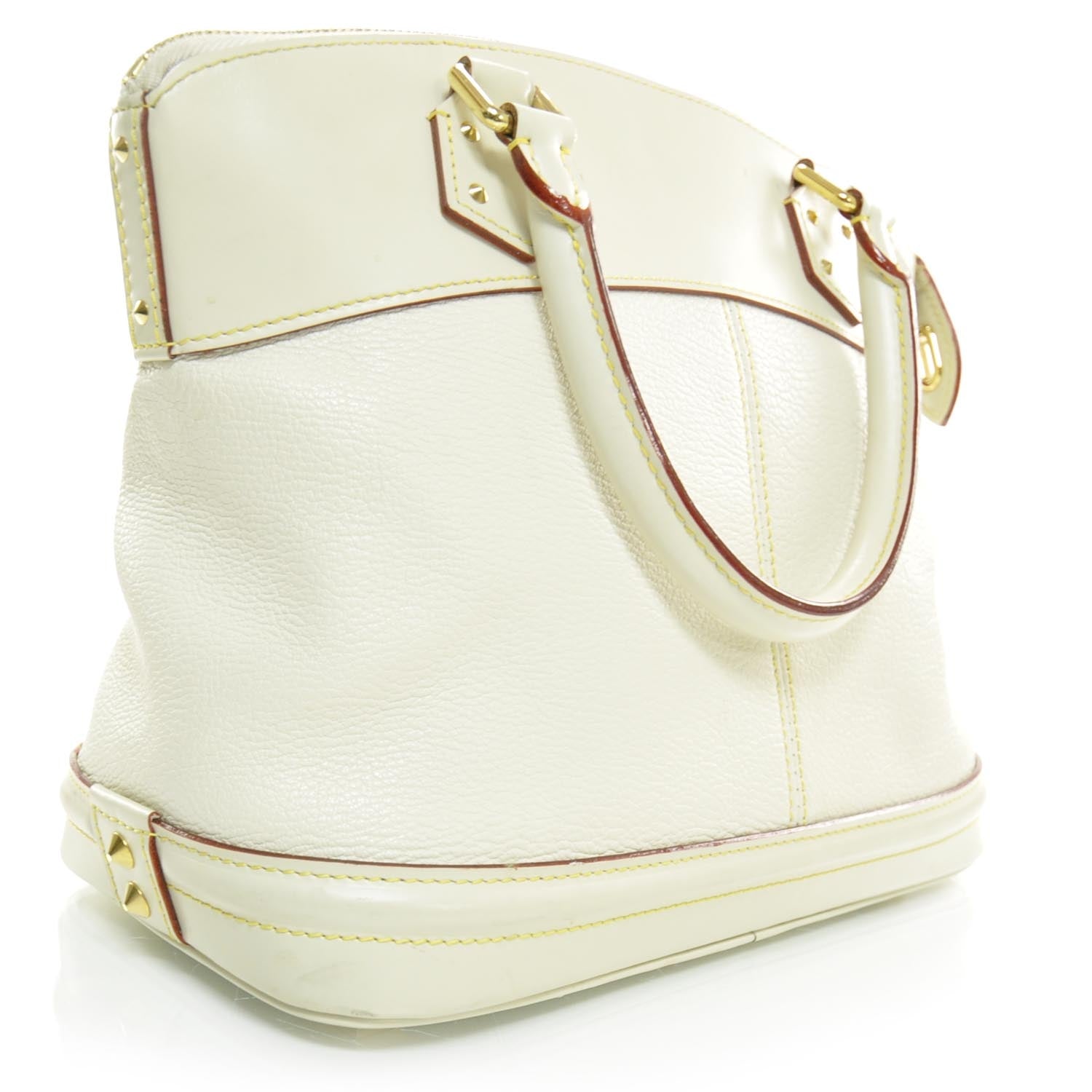 Louis Vuitton Suhali Lockit PM White 3 of 9