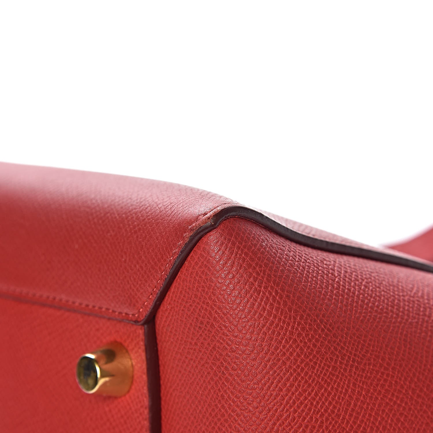 Celine Grained Calfskin Mini Belt Bag Coquelicot 15 of 16