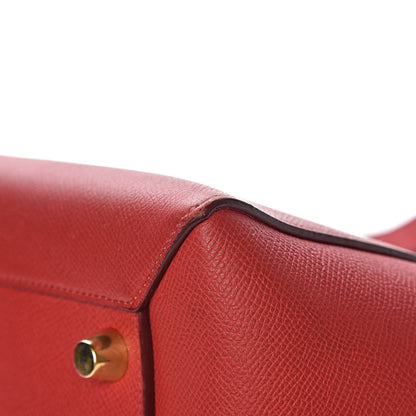 Celine Grained Calfskin Mini Belt Bag Coquelicot 15 of 16