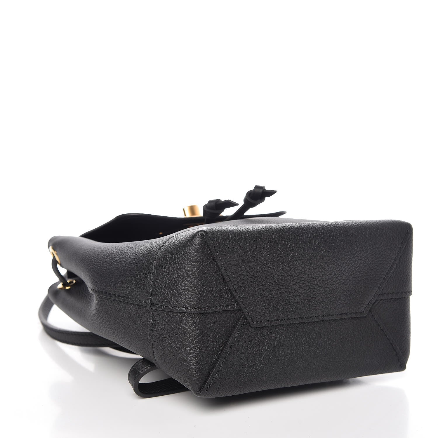Louis Vuitton Calfskin Lockme Mini Backpack Black 4 of 6