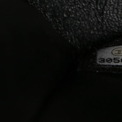 Chanel Tweed Quilted Tartan Medium Double Flap Black White 6 of 9