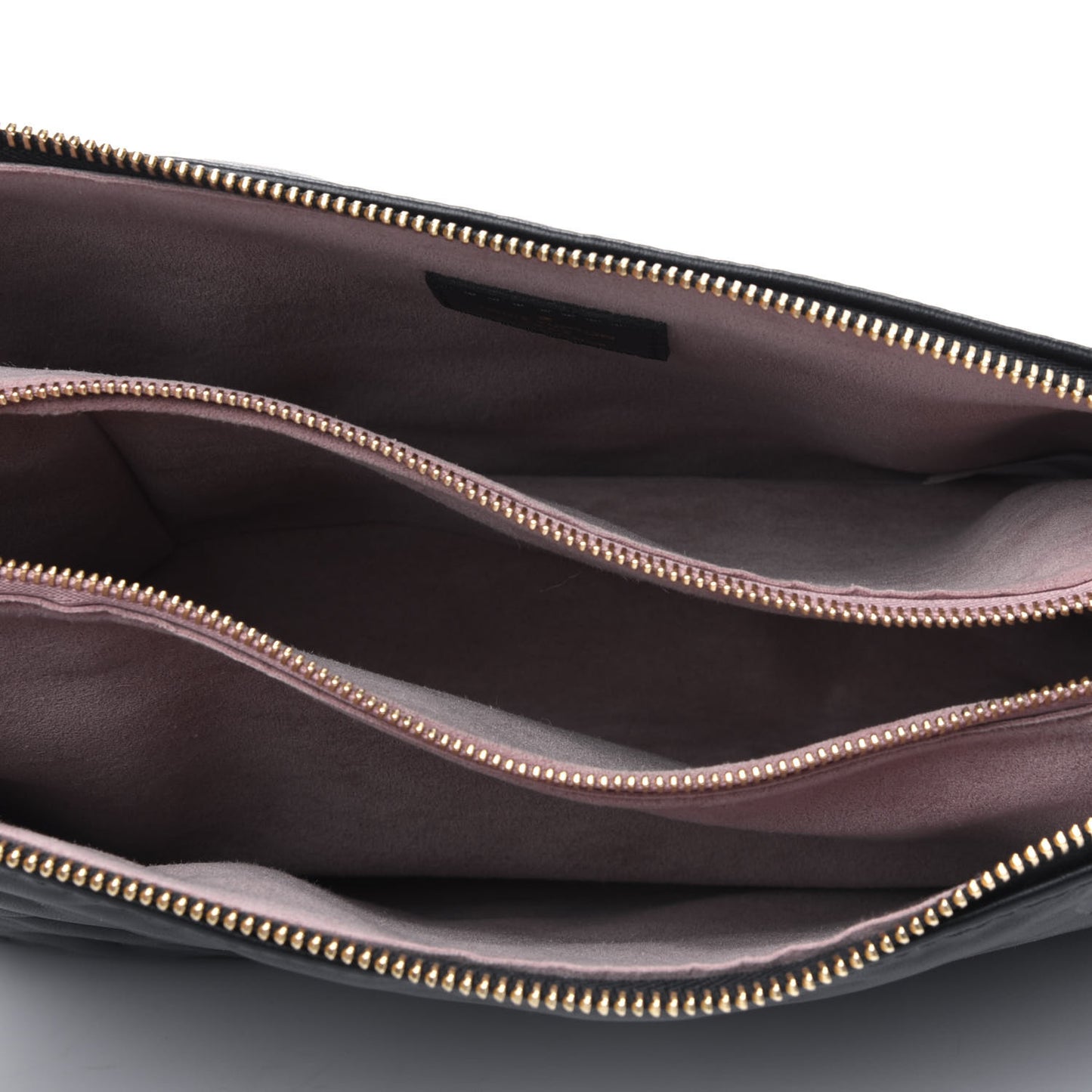 Lambskin Embossed Monogram Coussin PM Black