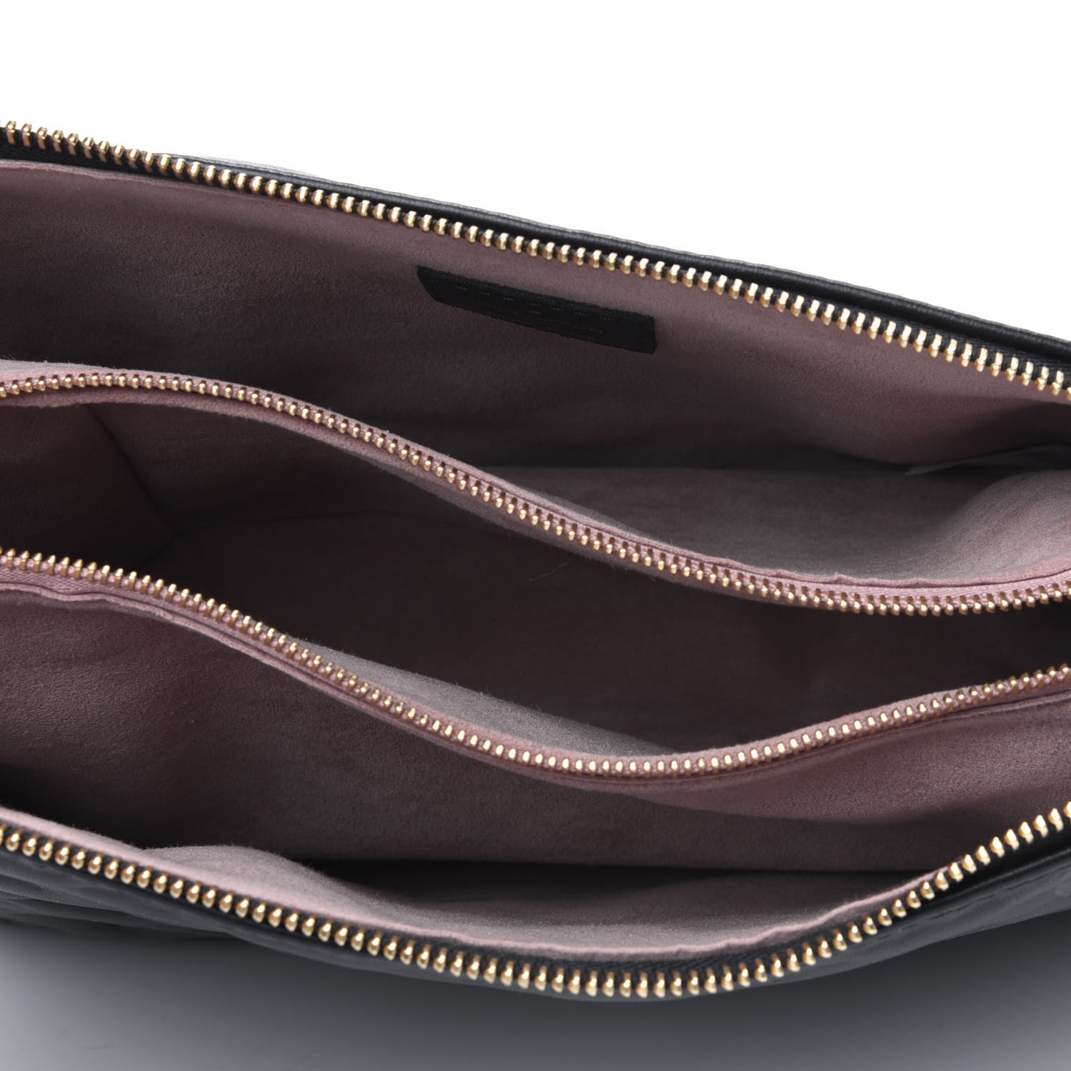 Louis Vuitton Lambskin Embossed Monogram Coussin PM Black 3 of 4