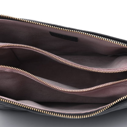 Louis Vuitton Lambskin Embossed Monogram Coussin PM Black 3 of 4