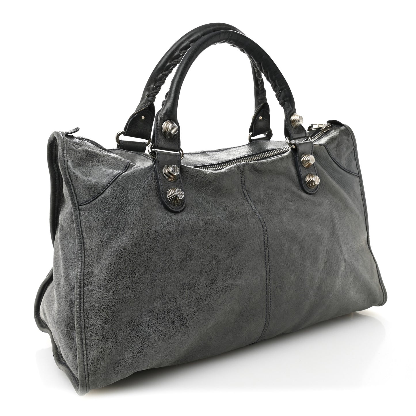 Agneau Giant 21 Silver Hardware Work Anthracite