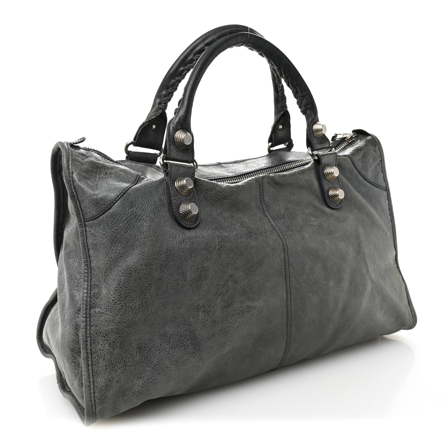Balenciaga Agneau Giant 21 Silver Hardware Work Anthracite 4 of 13