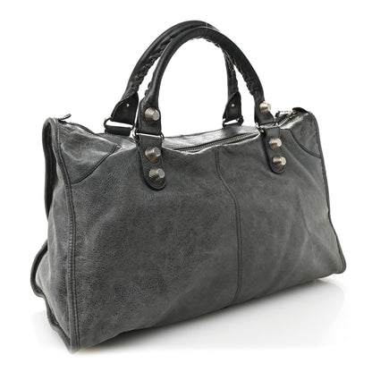 Balenciaga Agneau Giant 21 Silver Hardware Work Anthracite 4 of 13
