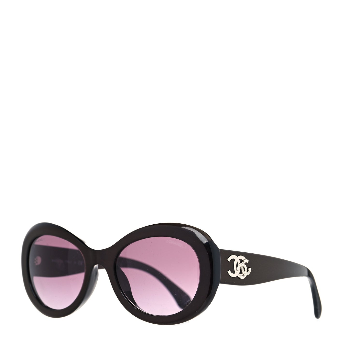 Acetate Polarized Oval CC Sunglasses 5469-B-A Burgundy