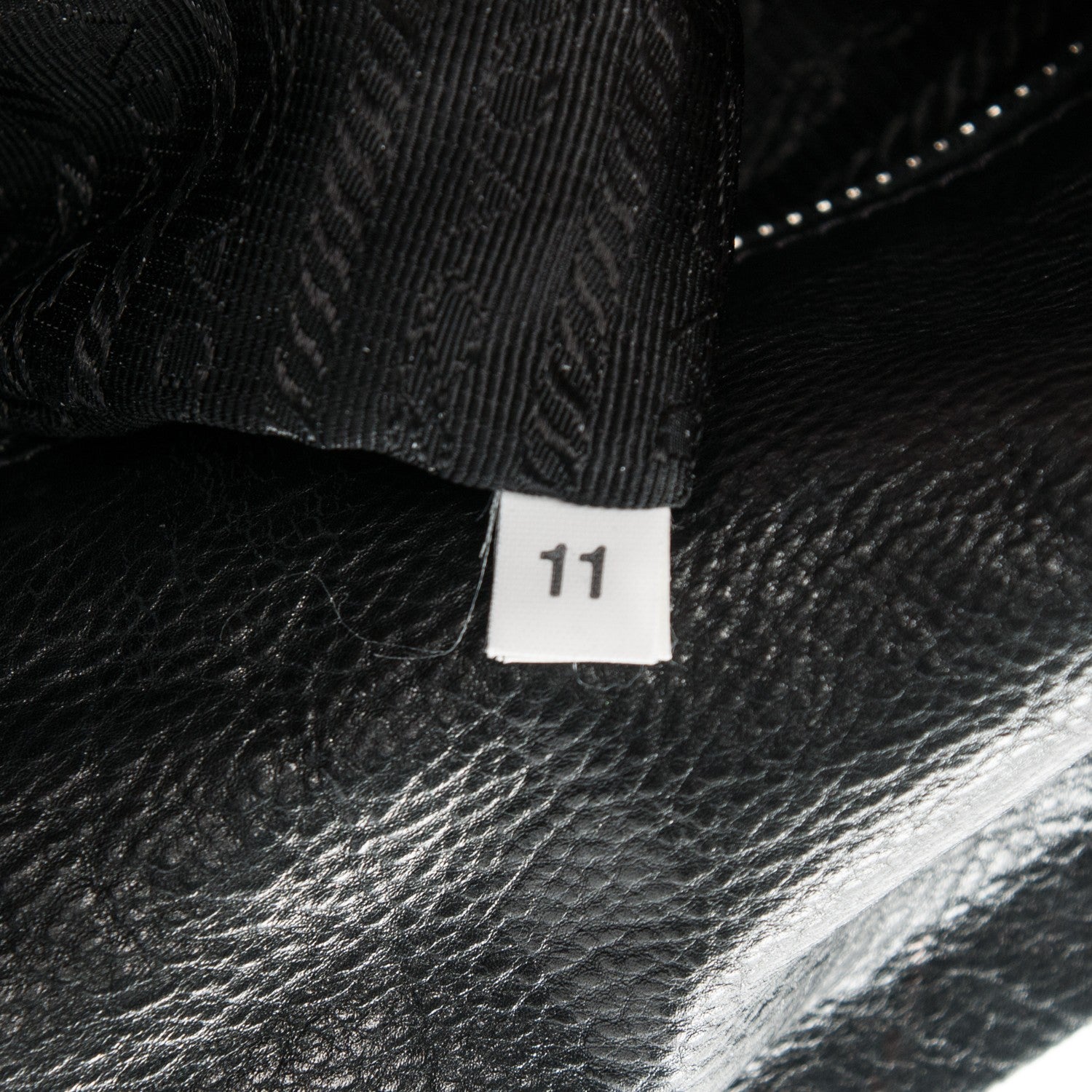 Prada Royal Calf Easy Foldover Pushlock Satchel Black 7 of 8