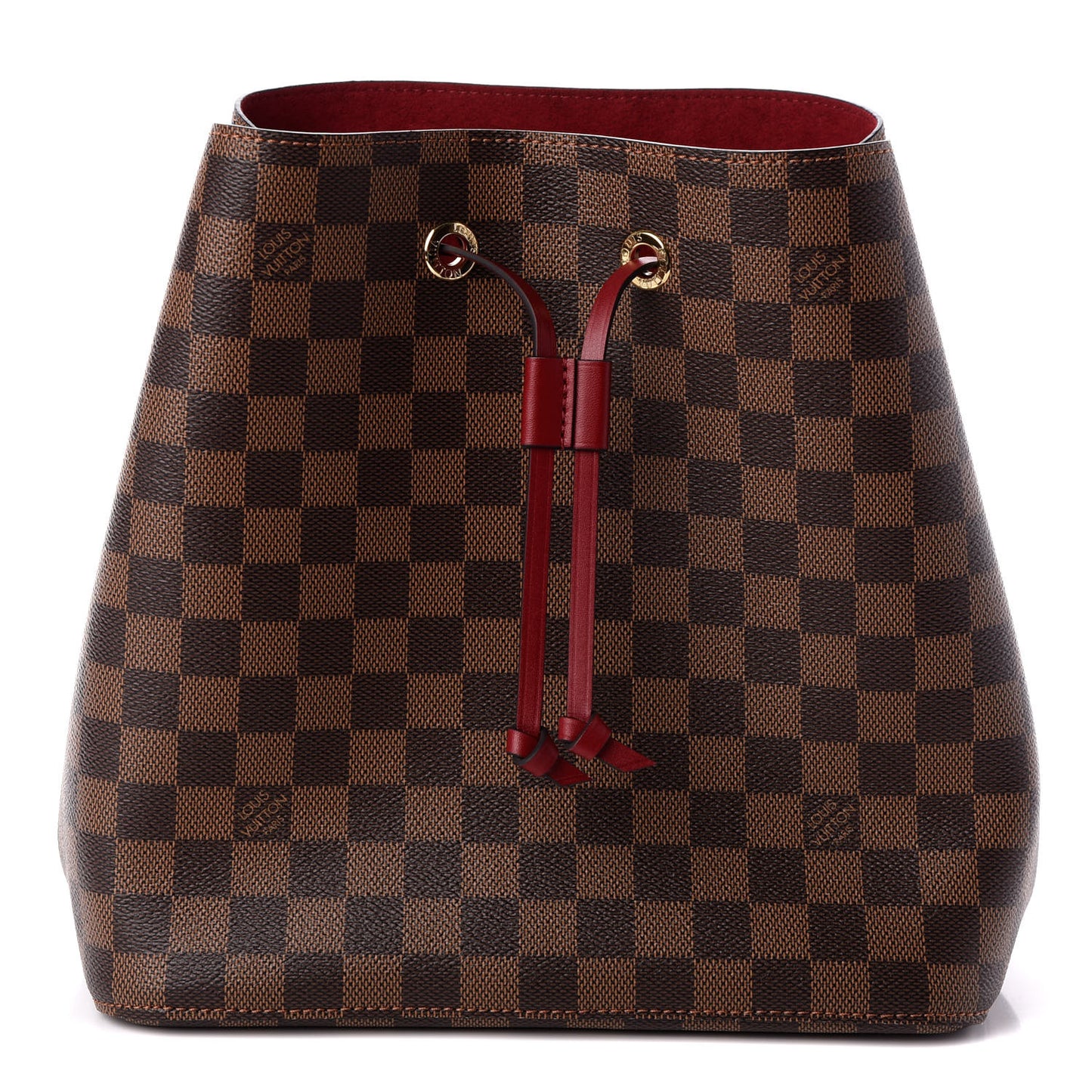 Damier Ebene Neonoe MM Cherry Berry