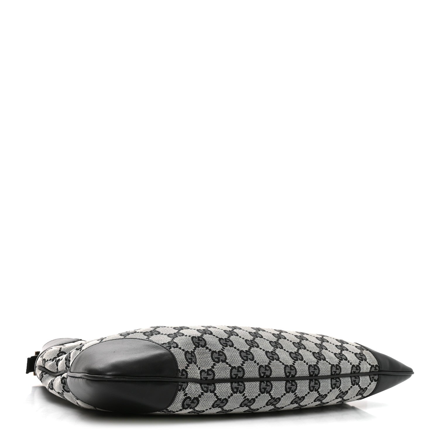 Gucci Monogram Lobster Clasp Jackie O Hobo Beige Black 4 of 10