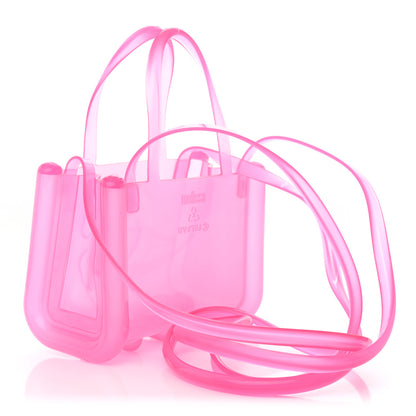 Telfar x MELISSA Jelly Small Shopping Bag Clear Pink 3 of 9