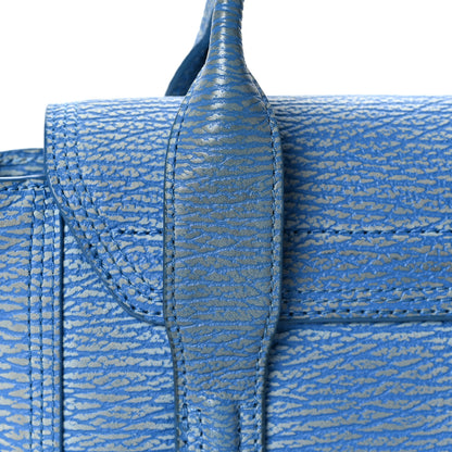 3.1 Phillip Lim Textured Calfskin Mini Pashli Satchel Blue Ivory 17 of 21