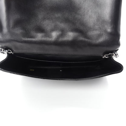 Chanel Patent Quilted Clutch with Chain Flap Black 5 of 10