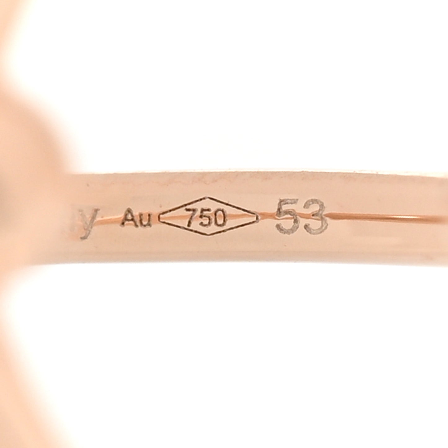 18K Rose Gold PM Filet d'Or Ring 53 6.25