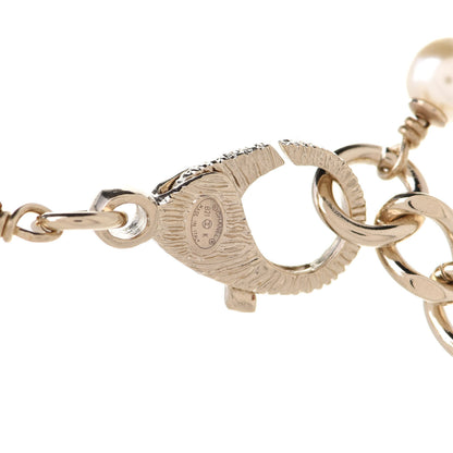 Chanel Pearl CC Short Necklace Gold 6 of 7