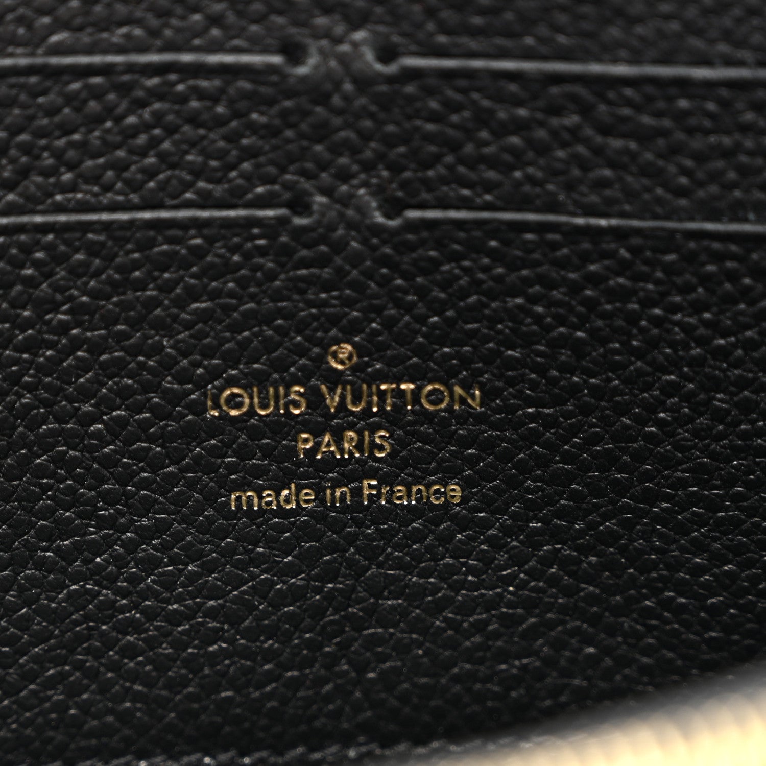Louis Vuitton Empreinte Zippy Wallet Black 6 of 6