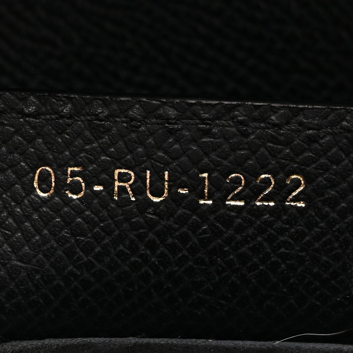 Grained Calfskin Saddle Bag With Strap Black