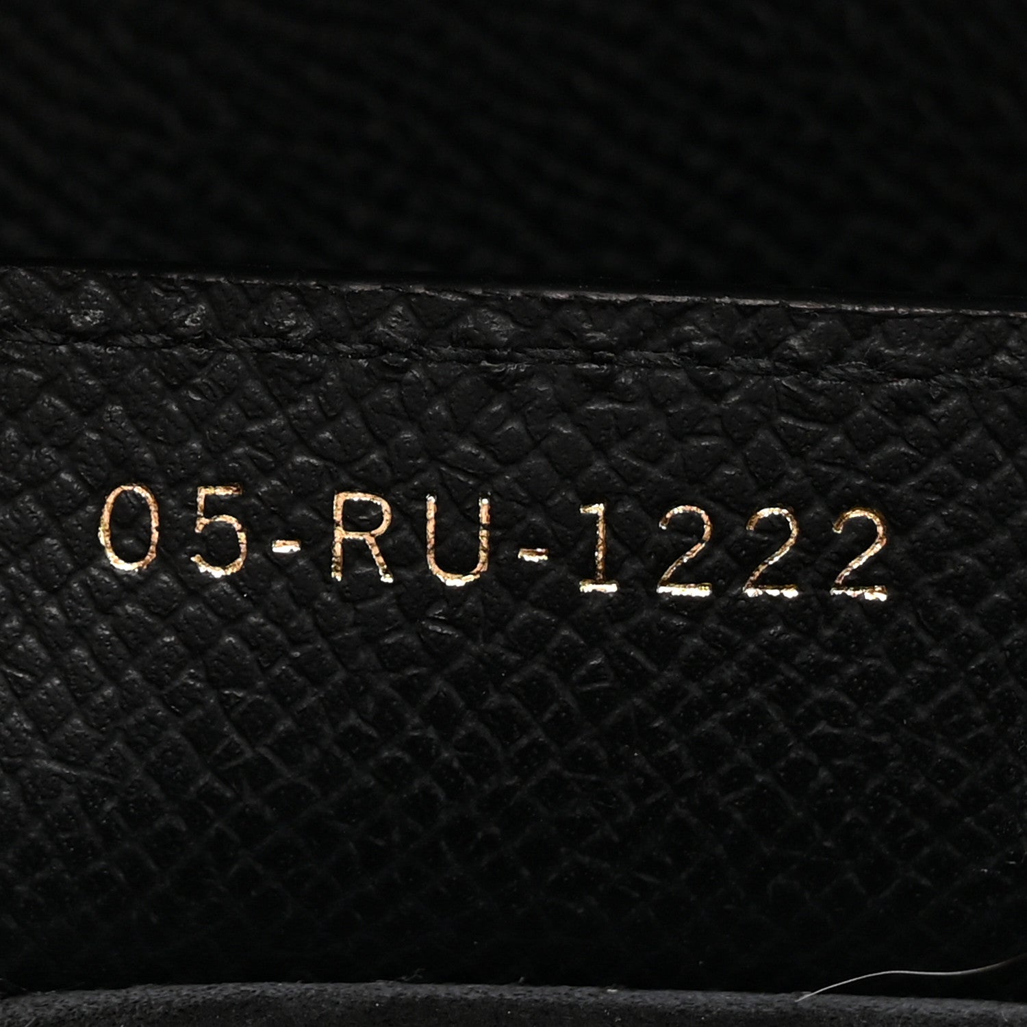 Christian Dior Grained Calfskin Saddle Bag With Strap Black 7 of 10
