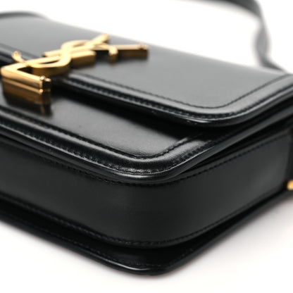 Saint Laurent Smooth Calfskin Small Solferino Satchel Black 9 of 9