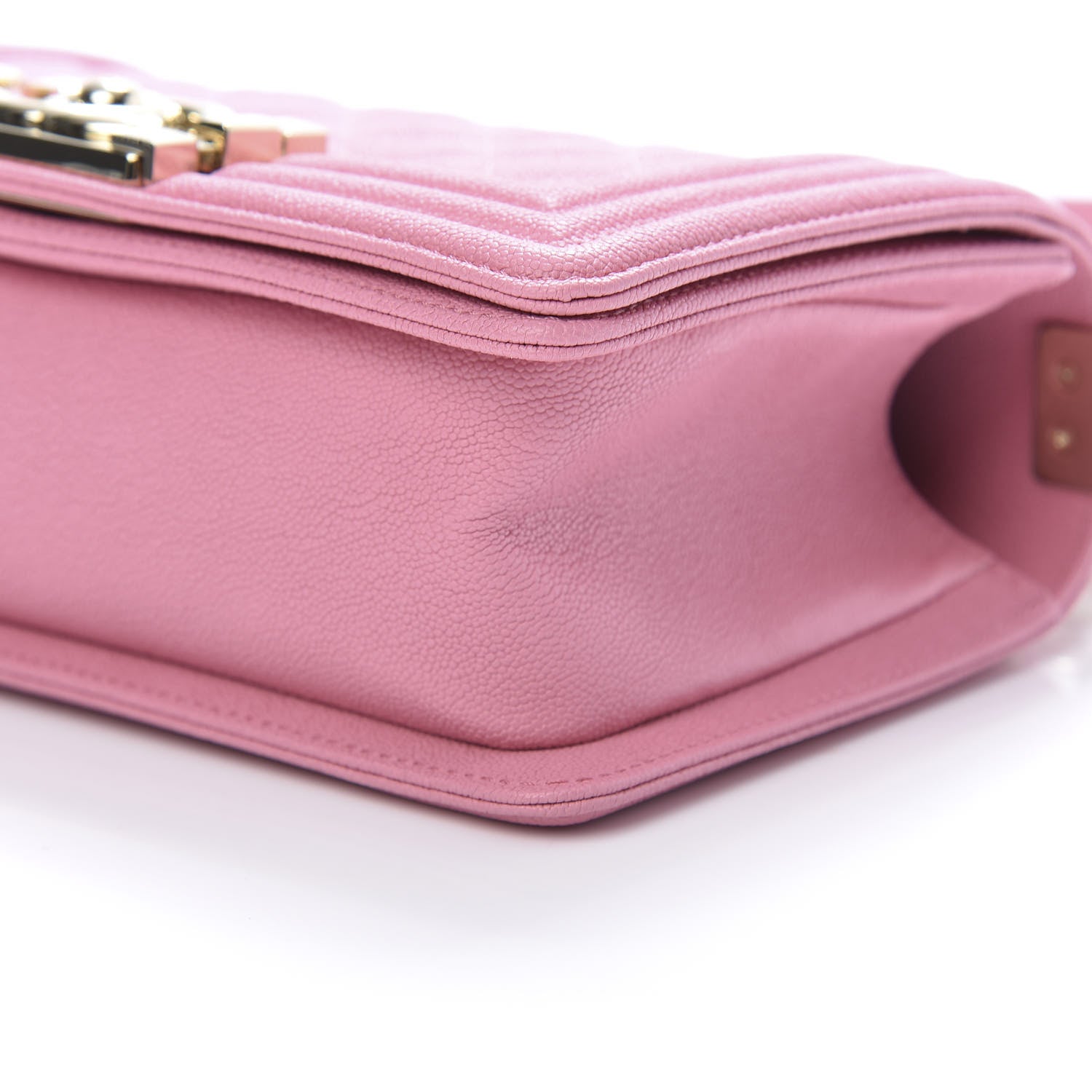 Chanel Caviar Quilted Small Boy Flap Light Pink 9 of 10
