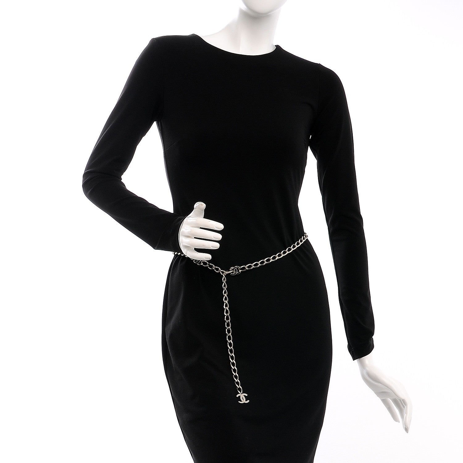 Chanel CC Chain Belt Silver 2 of 6
