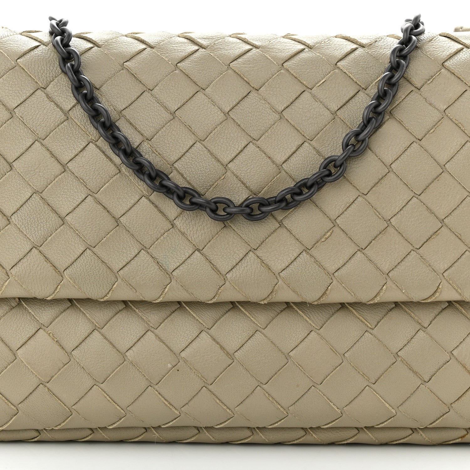 Bottega Veneta Nappa Intrecciato Mini Chain Messenger Fume 10 of 12