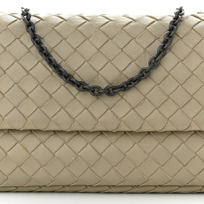 Bottega Veneta Nappa Intrecciato Mini Chain Messenger Fume 10 of 12