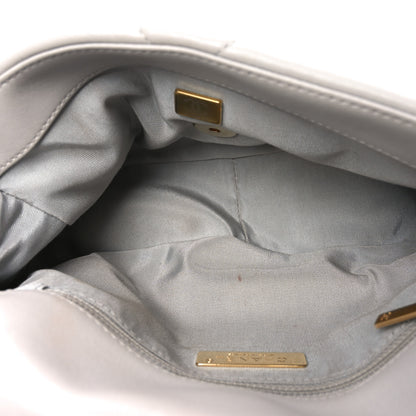 Chanel Lambskin Quilted Medium Chanel 19 Flap Grey 5 of 11
