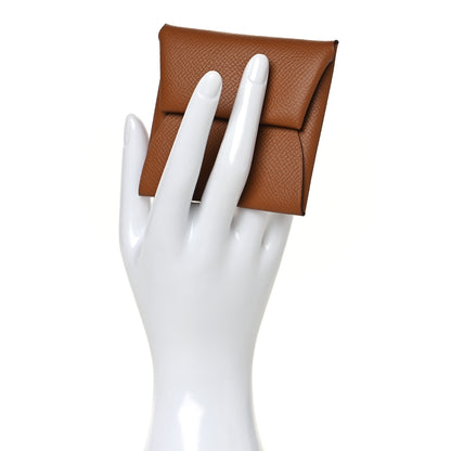 Hermes Epsom Bastia Coin Purse Gold 2 of 9