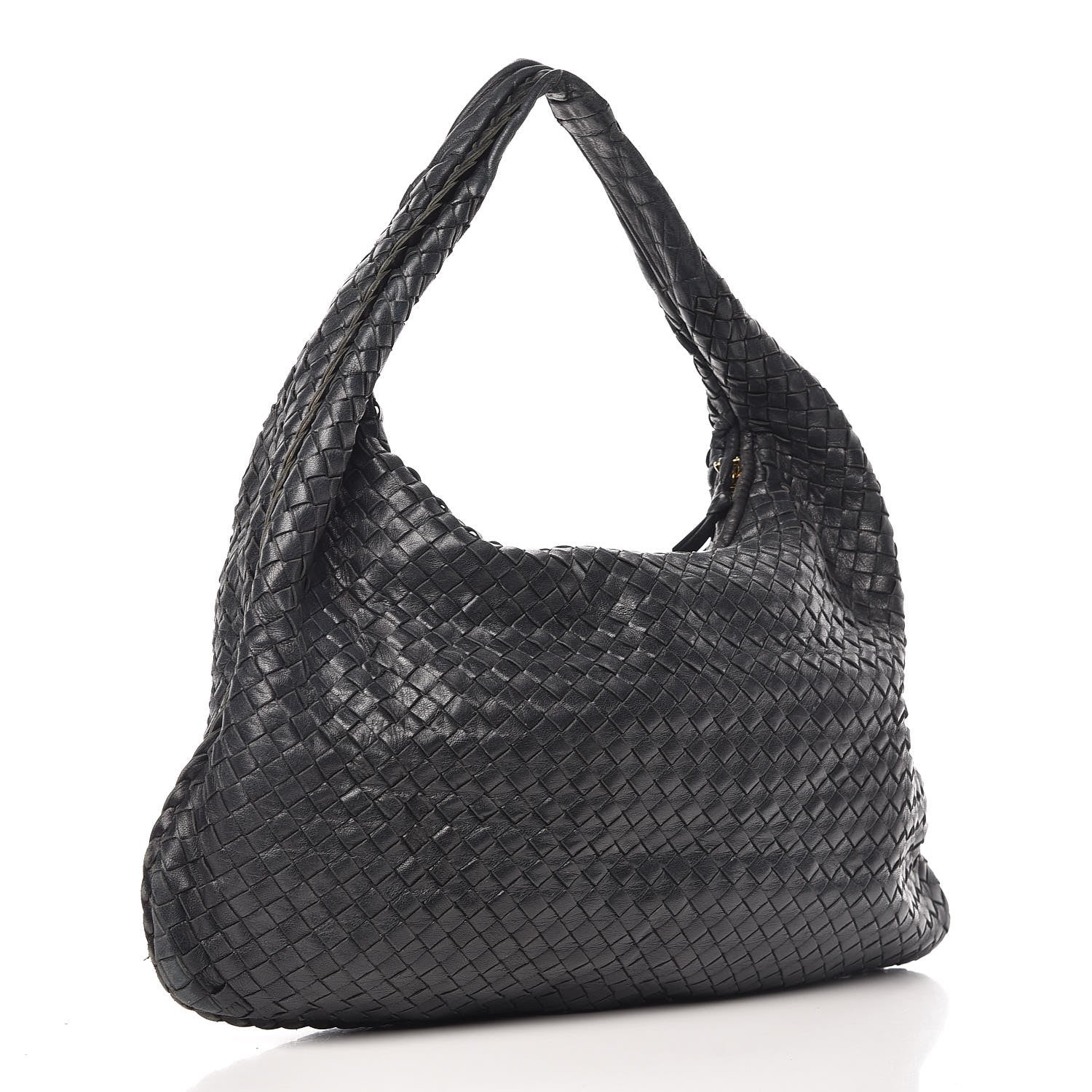 Bottega Veneta Nappa Intrecciato Large Veneta Hobo Black 3 of 11