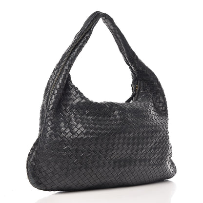 Bottega Veneta Nappa Intrecciato Large Veneta Hobo Black 3 of 11