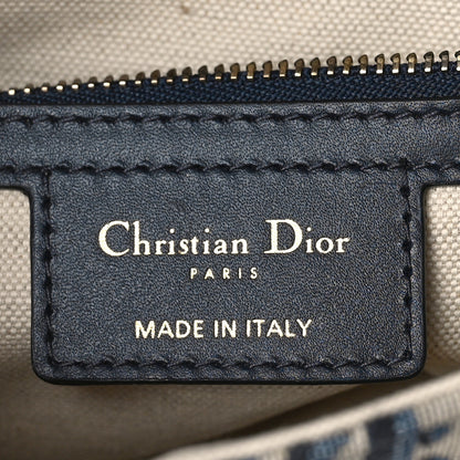 Christian Dior Oblique Saddle Bag Blue 6 of 8