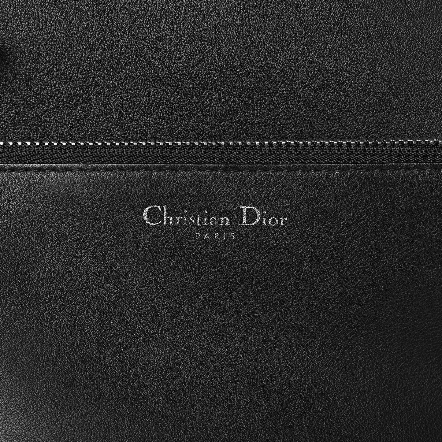Smooth Calfskin Large Diorissimo Tote Black Rose Poudre