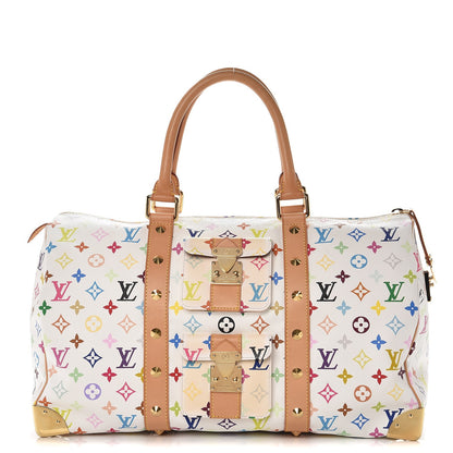 Louis Vuitton Monogram Multicolor Keepall 45 White 1 of 8