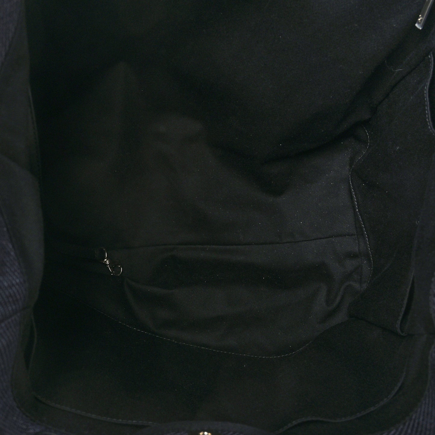 Denim Medium Deauville Tote Black