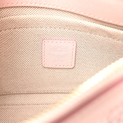 MCM Visetos Nappa Mini Delmy Chain Shoulder Bag Powder Pink 6 of 9