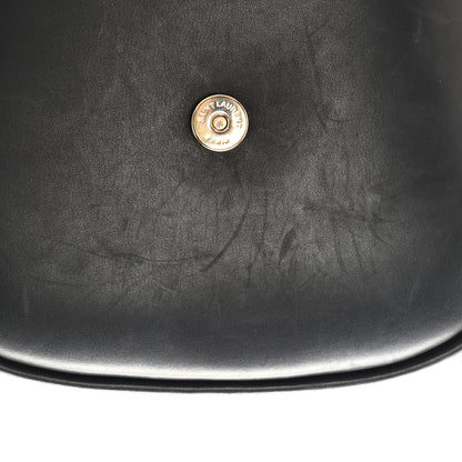 Saint Laurent Smooth Calfskin Classic Monogram Small Kaia Satchel Black 12 of 14