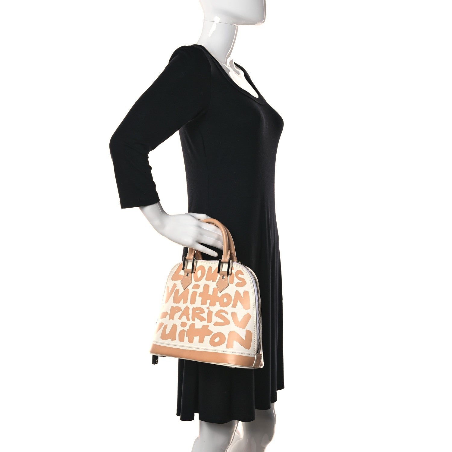 Louis Vuitton Graffiti Alma MM Peach 2 of 24
