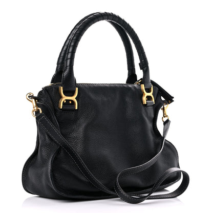 Chloe Calfskin Medium Marcie Satchel Black 2 of 10